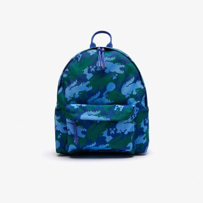 alumno Se infla Barra oblicua Mochila Lacoste x Minecraft NH3790MK J91 azul - Complementos