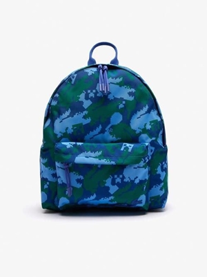 Mochila Lacoste x Minecraft NH3790MK J91 azul - Imagen 2