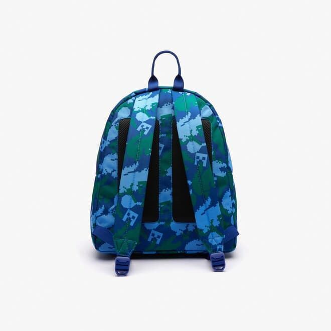 Mochila Lacoste x Minecraft NH3790MK J91 azul - Imagen 3