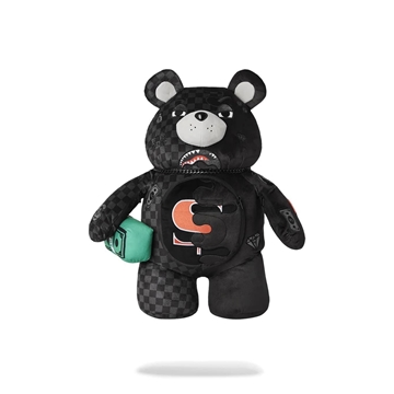 Mochila oso Sprayground 9100B7476NSZ Unfinished shark teddy bear - Imagen 1