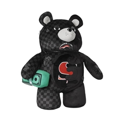Mochila oso Sprayground 9100B7476NSZ Unfinished shark teddy bear - Imagen 2