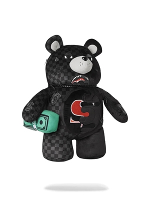 Mochila oso Sprayground 9100B7476NSZ Unfinished shark teddy bear - Imagen 2