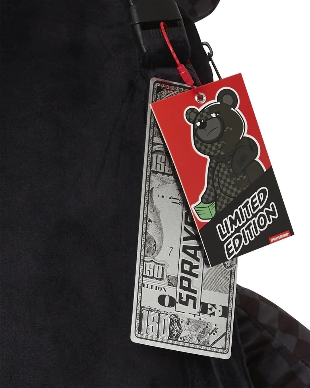 Mochila oso Sprayground 9100B7476NSZ Unfinished shark teddy bear - Imagen 8