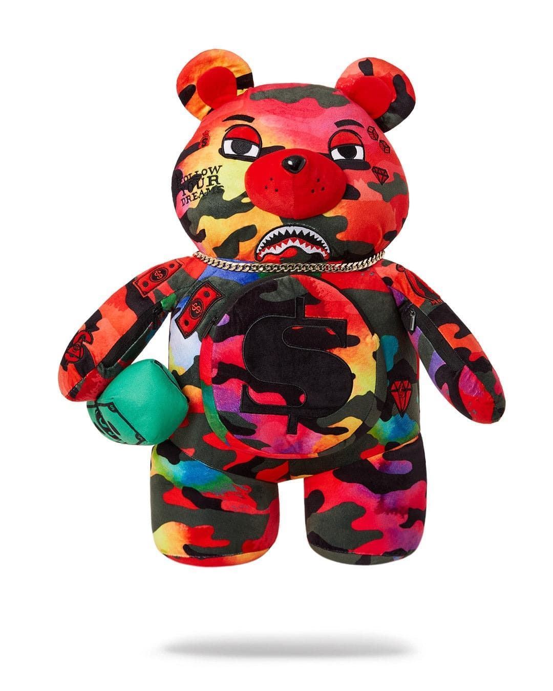 Mochila oso Sprayground 910B4440NSZ Camoburst Bear Backpack - Imagen 1