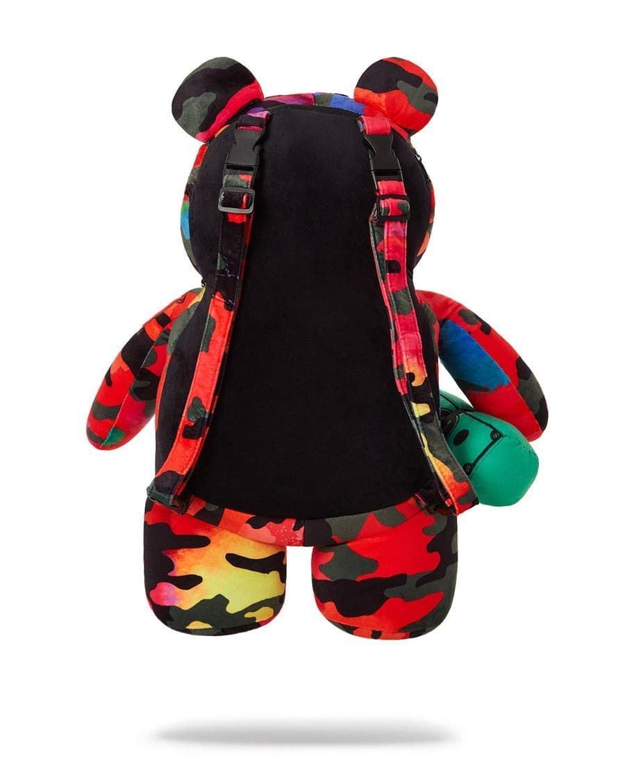 Mochila oso Sprayground 910B4440NSZ Camoburst Bear Backpack - Imagen 3