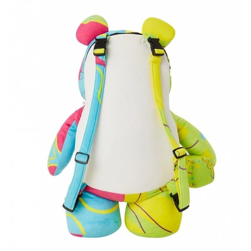 Mochila oso Sprayground 910B5294NSZ Split Weird Bear Backpack - Imagen 3