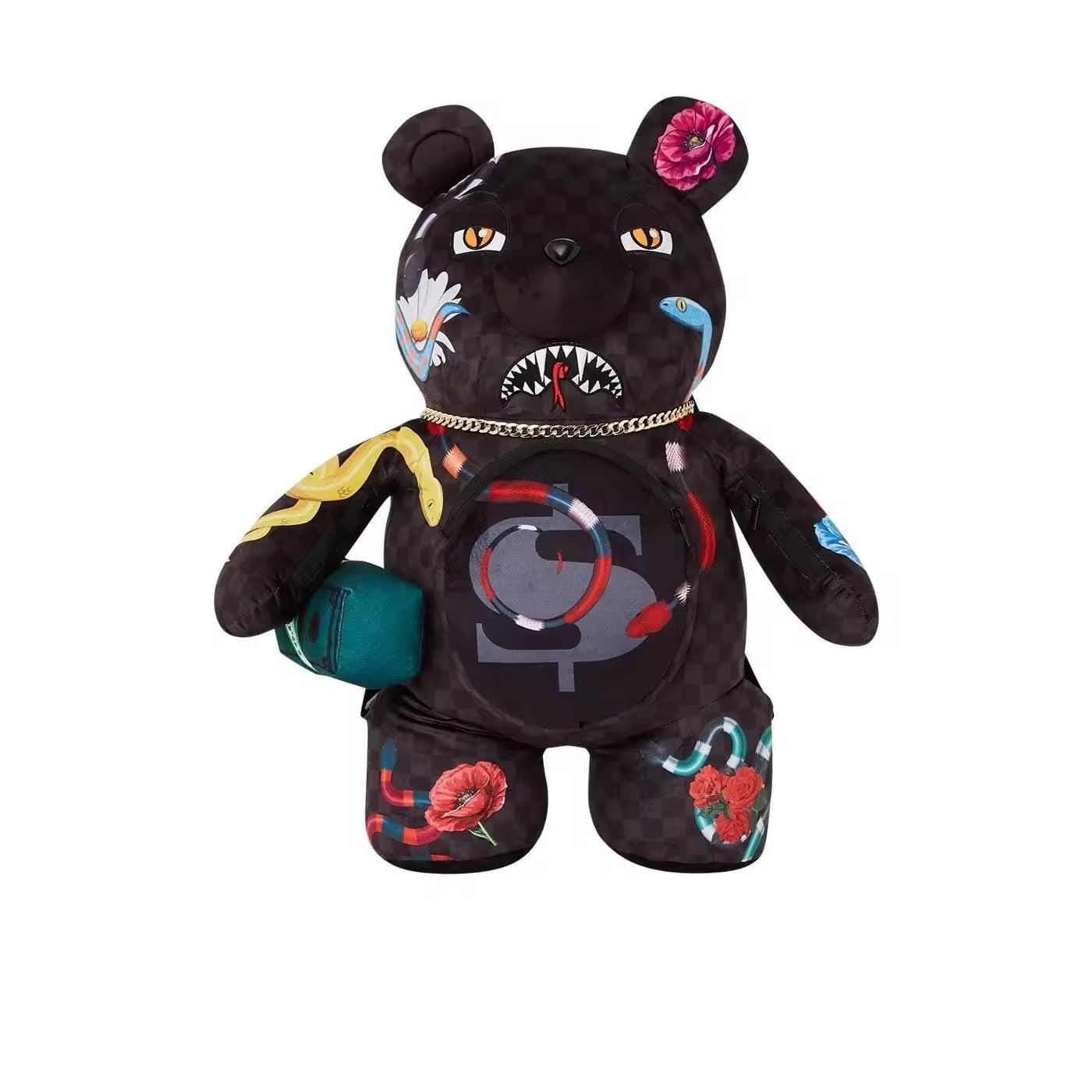 Mochila oso Sprayground 910B6158NSZ Snakes on a bag teddy bear - Imagen 1