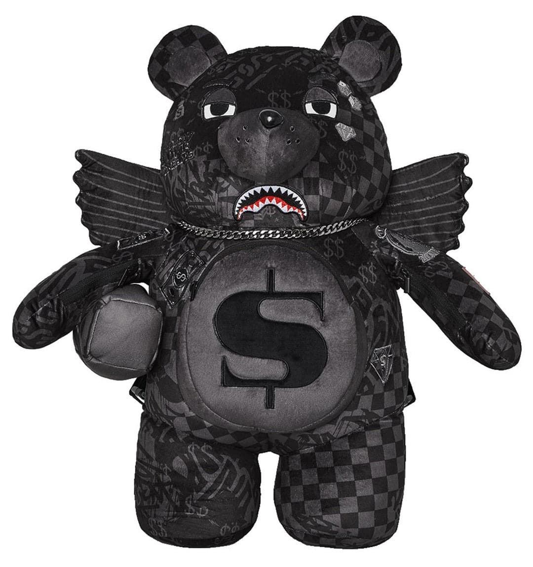 Mochila oso Sprayground 910B7280NSZ 3AM Check Teddy Bear - Imagen 1