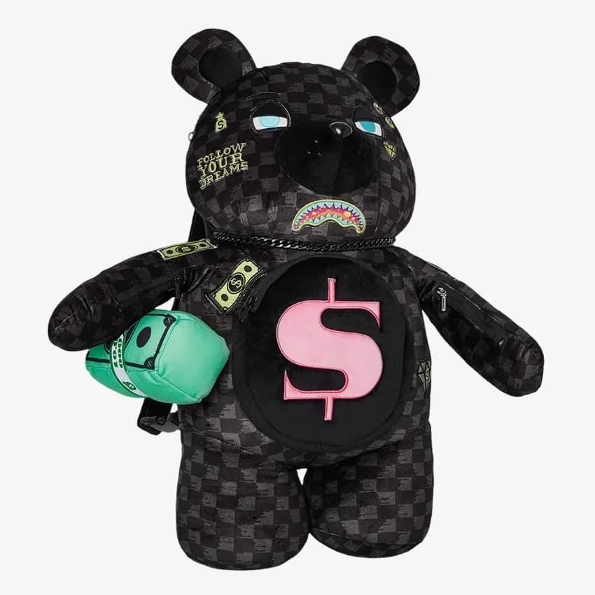 Mochila oso Sprayground 910B7467NSZ slime Takeover bear - Imagen 2