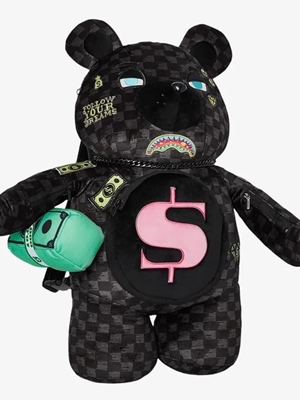 Mochila oso Sprayground 910B7467NSZ slime Takeover bear - Imagen 2