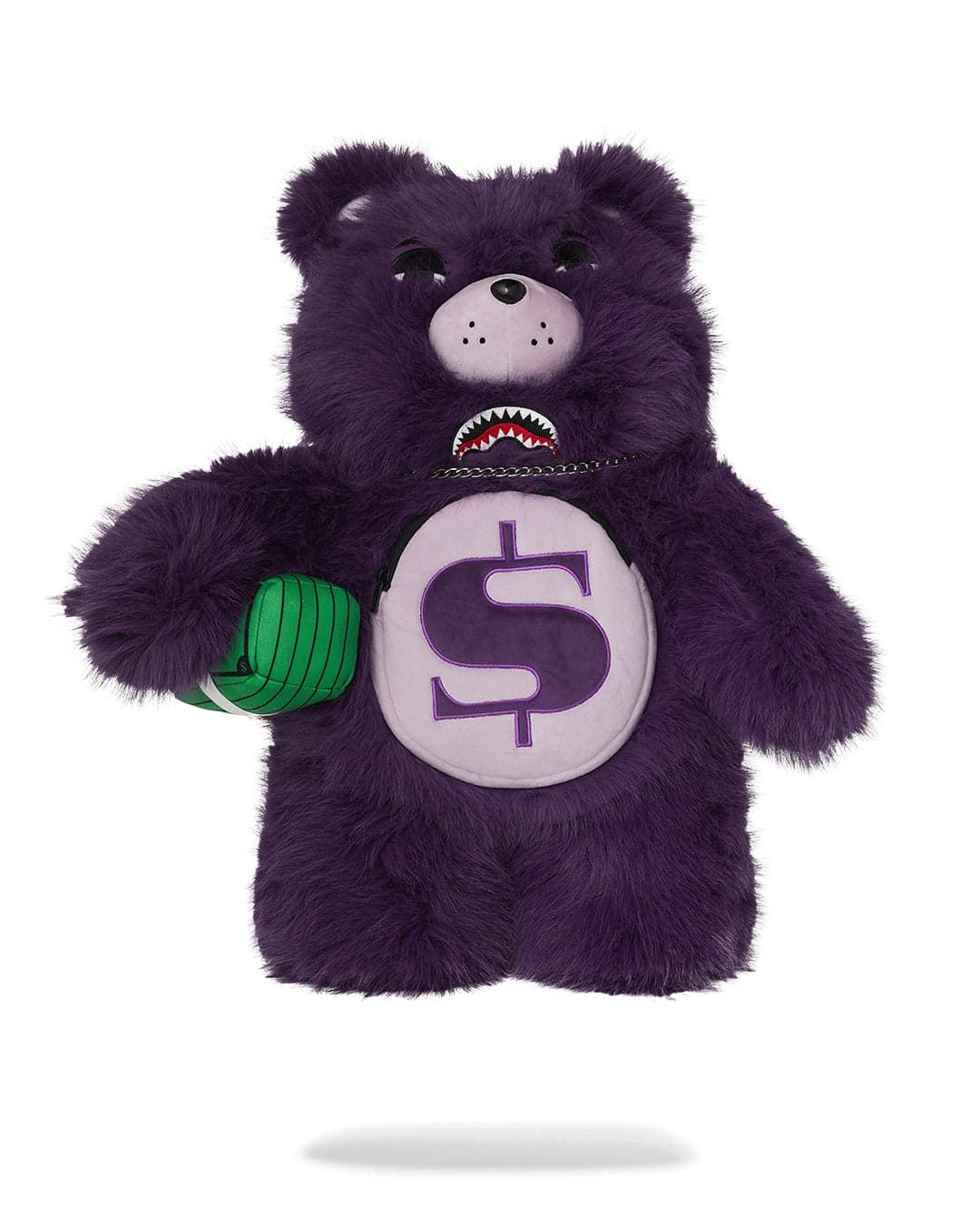 Mochila oso Sprayground 910B8181NSZ Fur Cray Purp Moneybear Backpack - Imagen 1