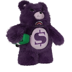 Mochila oso Sprayground 910B8181NSZ Fur Cray Purp Moneybear Backpack - Imagen 2