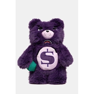 Mochila oso Sprayground 910B8181NSZ Fur Cray Purp Moneybear Backpack - Imagen 1