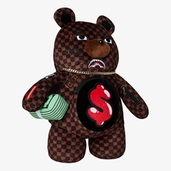Mochila Oso Sprayground Sharks in Paris Brown 910B9308NSZ - Imagen 2