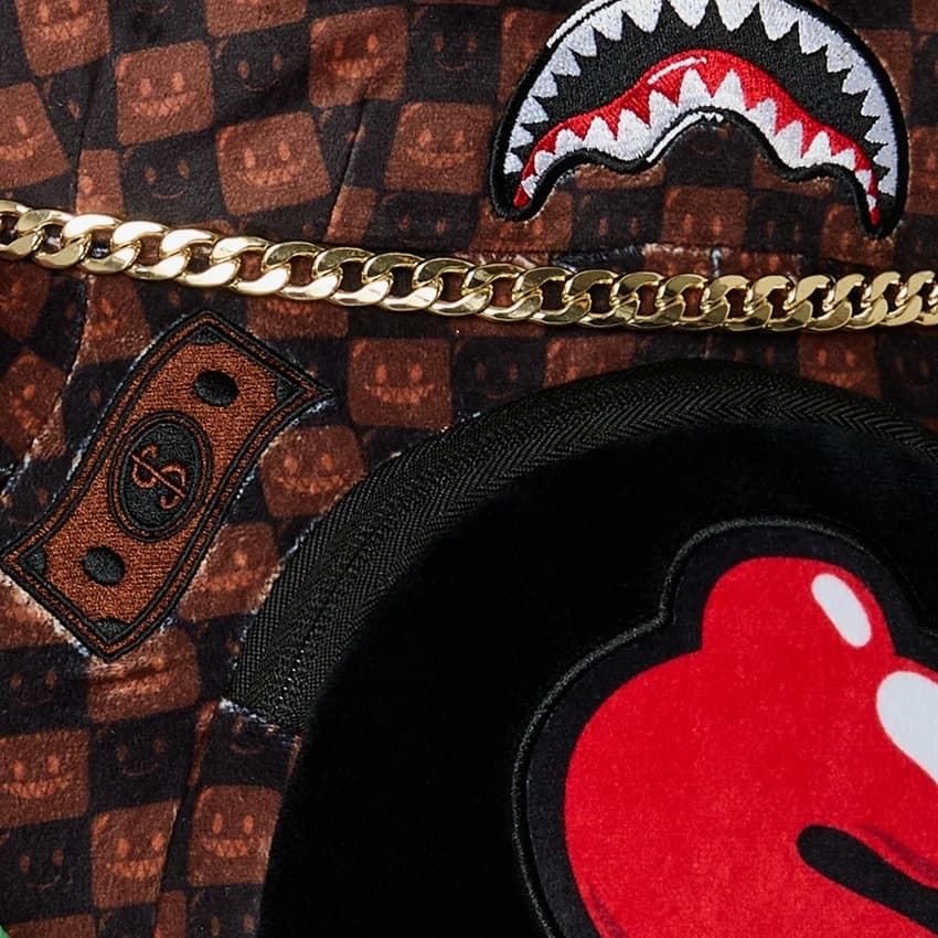 Mochila Oso Sprayground Sharks in Paris Brown 910B9308NSZ - Imagen 3
