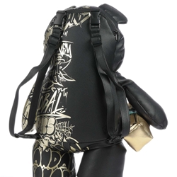 Mochila Sparyground 910B5538NSZ HAlf Graff Gold Bear Backpack - Imagen 2