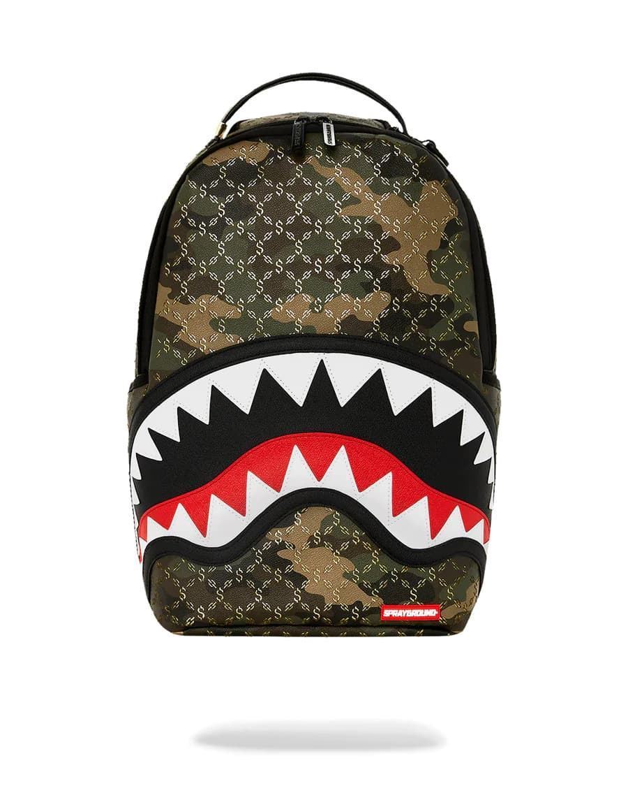 Mochila Sprayground 910B5084NSZ $ Pattern Over Camo Backpack - Imagen 1