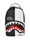 Mochila Sprayground 910B5441NSZ Shark Central 2.0 Split black white backpack - Imagen 1