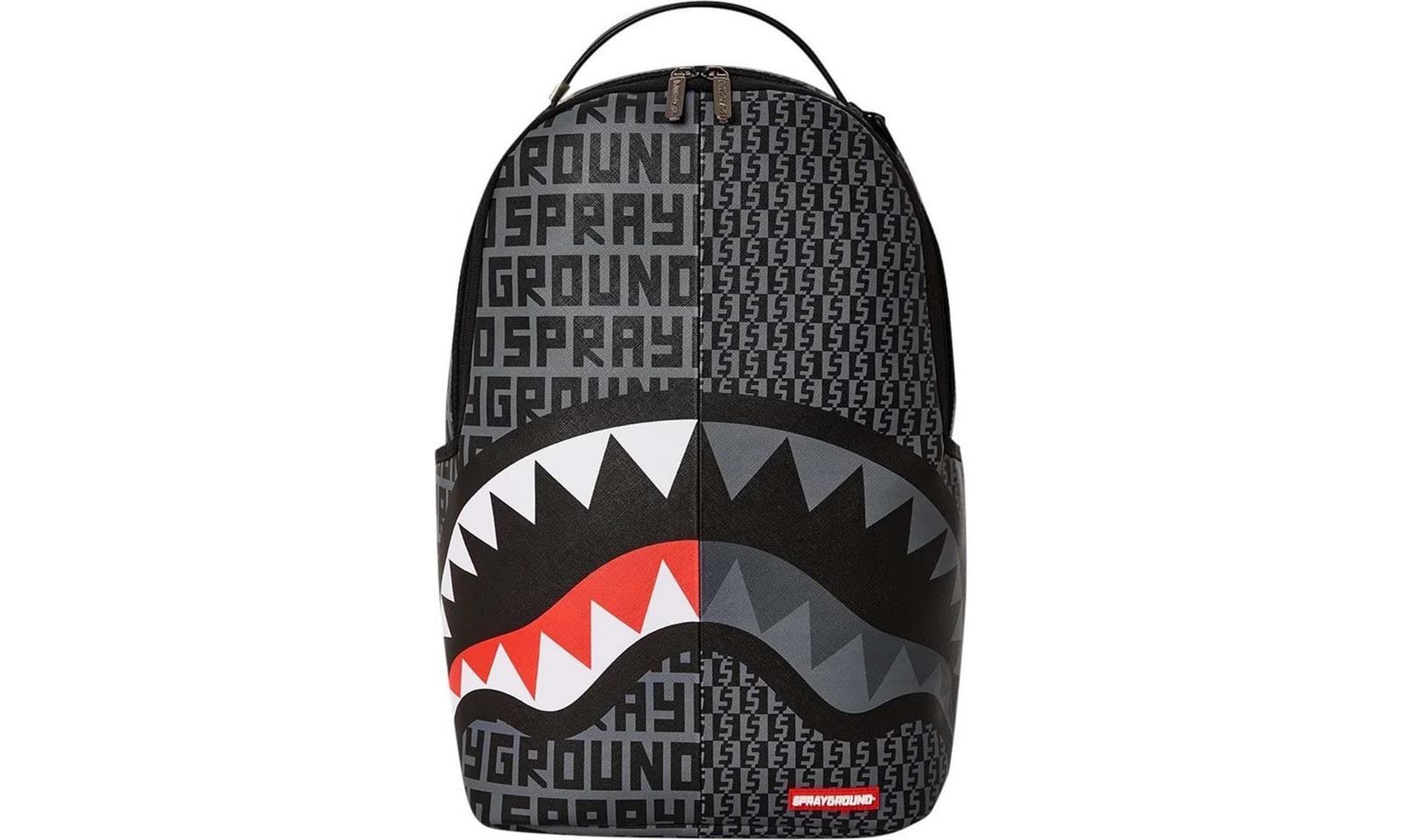 Mochila Sprayground 910B5472NSZ SPLIT INFINITY CHECK IN GREY - Imagen 1