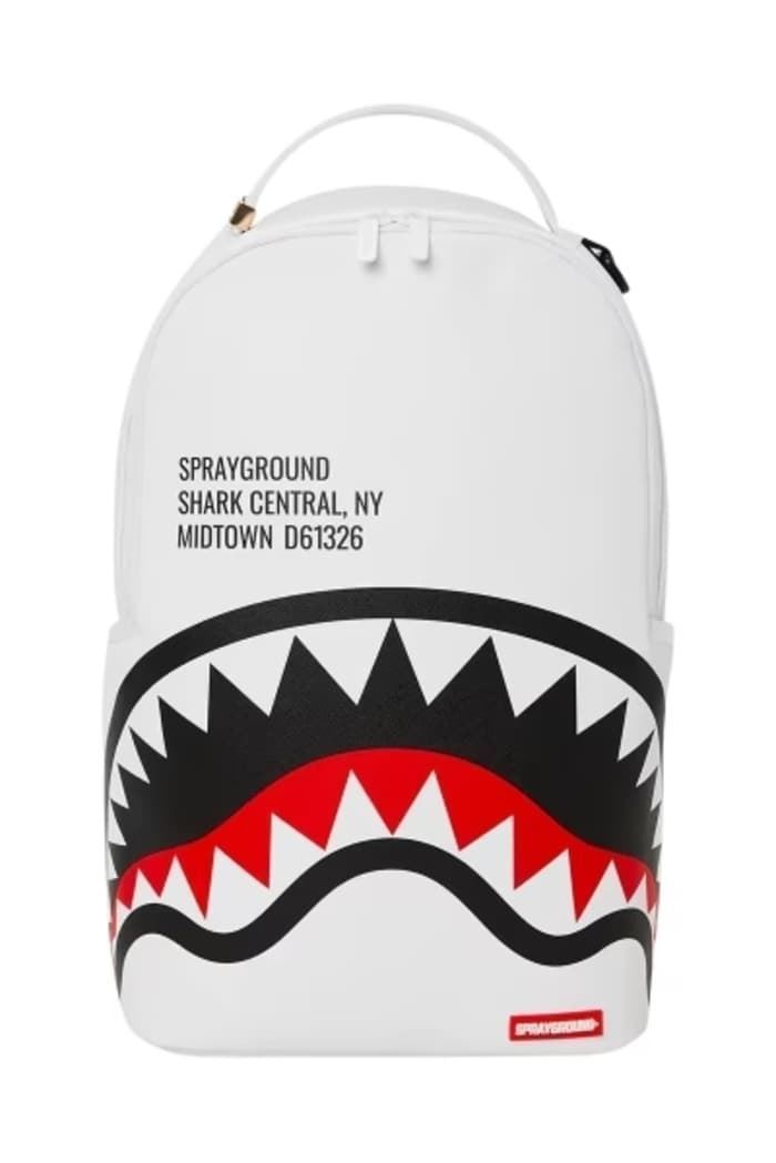 Mochila Sprayground 910B5489NSZ Shark Central 2.0 white - Imagen 1