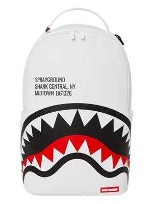 Mochila Sprayground 910B5489NSZ Shark Central 2.0 white - Imagen 1