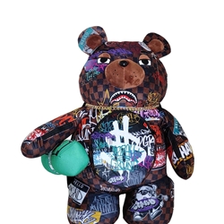 Mochila Sprayground 910B5510NSZ Tagged Up Sip Bear backpack - Imagen 1