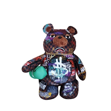 Mochila Sprayground 910B5510NSZ Tagged Up Sip Bear backpack - Imagen 1