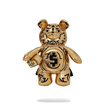 Mochila Sprayground 910B5564NSZ Ai Tribal Gold medium money bear backpack - Imagen 1