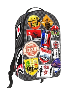 Mochila Sprayground 910B6265NSZ Global Mogul Interpol - Imagen 1