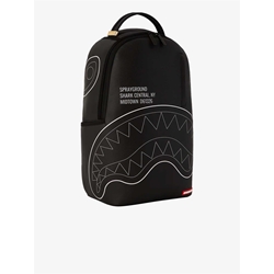 Mochila Sprayground 910B6366NSZ Shark Central Solid Black White Line Shark - Imagen 2