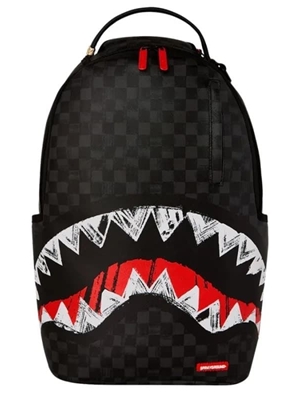 Mochila Sprayground 910B7102NSZ Scribble Shark Backpack - Imagen 1