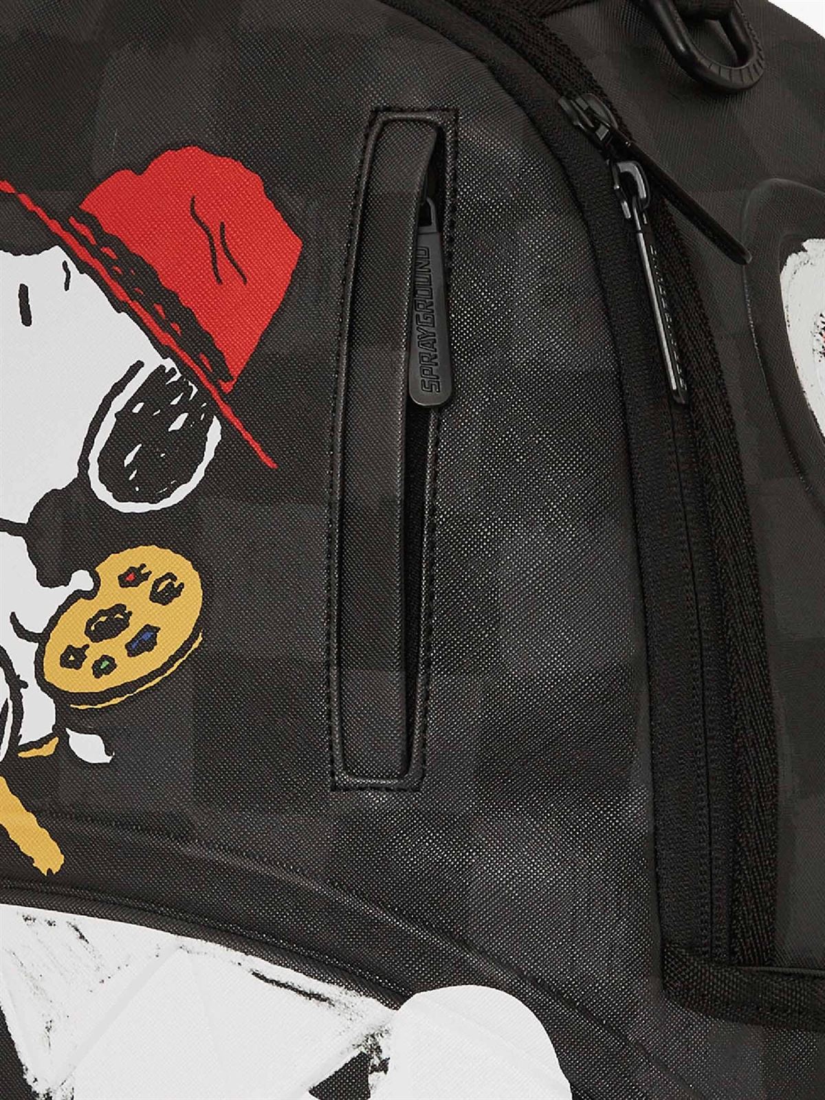Mochila Sprayground 910B7686NSZ Snoopy Painting Shark DLXSV - Imagen 7