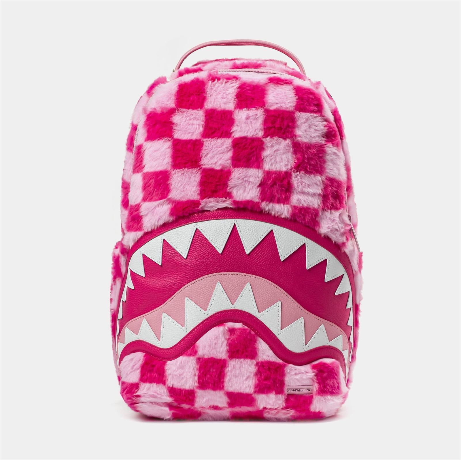 Mochila SPRAYGROUND 910B8179NSZ Pink Fur Check Backpack - Imagen 1