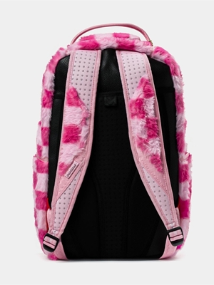 Mochila SPRAYGROUND 910B8179NSZ Pink Fur Check Backpack - Imagen 2