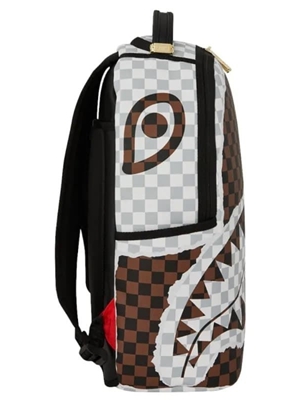 Mochila Sprayground 910B8290NSZ Cream Brown Tear Check Backpack - Imagen 2