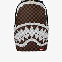 Mochila Sprayground 910B8290NSZ Cream Brown Tear Check Backpack - Imagen 1