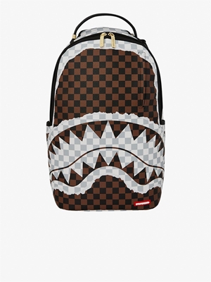Mochila Sprayground 910B8290NSZ Cream Brown Tear Check Backpack - Imagen 1