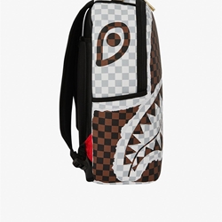 Mochila Sprayground 910B8290NSZ Cream Brown Tear Check Backpack - Imagen 2