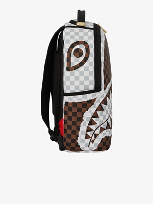 Mochila Sprayground 910B8290NSZ Cream Brown Tear Check Backpack - Imagen 2
