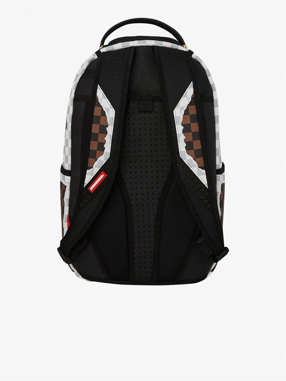 Mochila Sprayground 910B8290NSZ Cream Brown Tear Check Backpack - Imagen 3