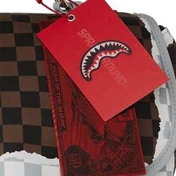 Mochila Sprayground 910B8292NSZ Cream Brown Tear Check Montecarlo - Imagen 2