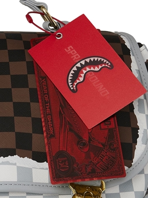 Mochila Sprayground 910B8292NSZ Cream Brown Tear Check Montecarlo - Imagen 2