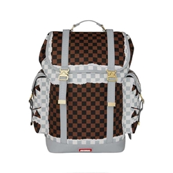 Mochila Sprayground 910B8292NSZ Cream Brown Tear Check Montecarlo - Imagen 1
