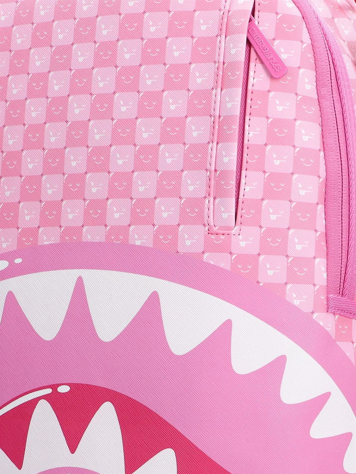 Mochila SPRAYGROUND 910B8715NSZ Pink New Check Faces Backpack - Imagen 4