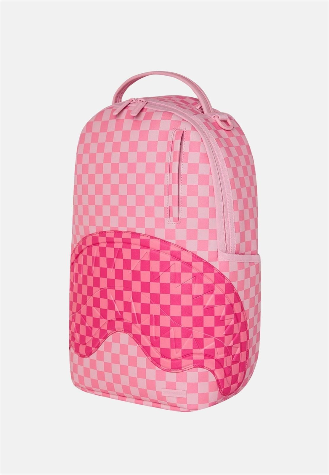 Mochila SPRAYGROUND 910B8717NSZ Pink Sharks In Paris Patch Backpack - Imagen 2