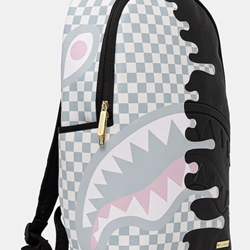 Mochila SPRAYGROUND 910B8758NSZ Cream Check Side Drip Backpack - Imagen 2