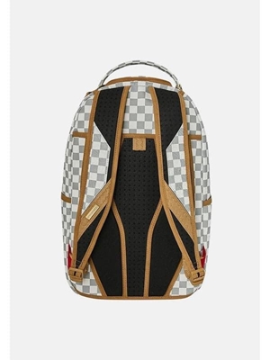 Mochila SPRAYGROUND 910B8848NSZ Graff Embossed Cream Check Backpack - Imagen 2