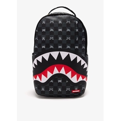 Mochila SPRAYGROUND 910B8872NSZ Gray Peeking Character Check Backpack - Imagen 1