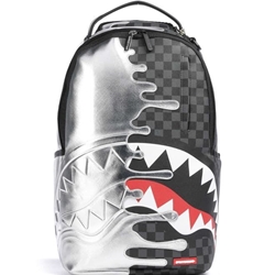 Mochila SPRAYGROUND 910B8940NSZ Silver Side Drip Backpack - Imagen 1
