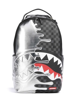 Mochila SPRAYGROUND 910B8940NSZ Silver Side Drip Backpack - Imagen 1